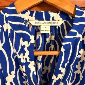 Diane Von Furstenberg Vibrant Blue Dress